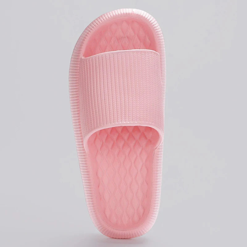 Thick Platform Cloud Women Soft Sole Pillow Slides 2024 Summer Beach Sandals